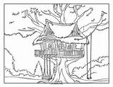 120  Treehouse Coloring Pages For Kids & Adults Free Printable PDFs sketch template