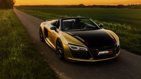 2017 fostla de Audi R8 V10 Spyder Wallpaper | HD Car Wallpapers | ID #7705