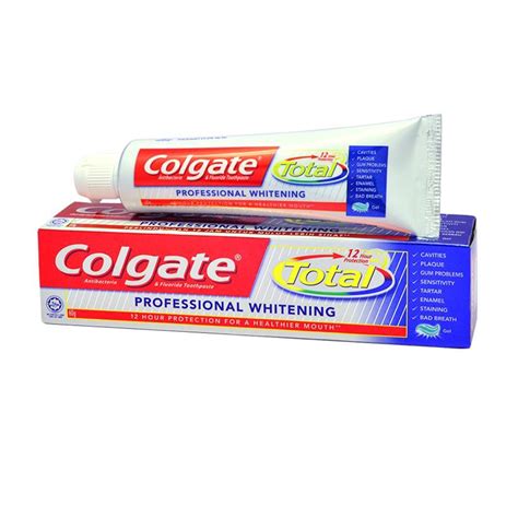 Colgate Total Professional Whitening Toothpaste 60g Travel Sample Trial ...