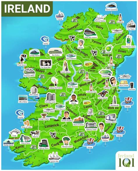 INTERACTIVE MAP of IRELAND – CICA LONDON