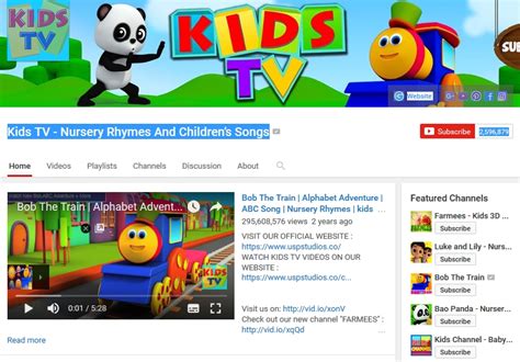 10 Most Popular YouTube Channels for Kids