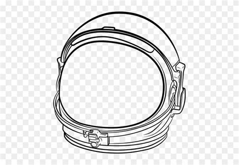 Astronaut Helmet Drawing - Astronaut Outline Clipart Helmet Transparent ...