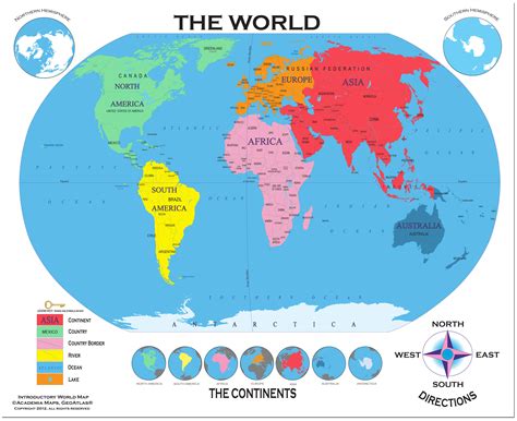 Best Photos of World Map With Continents And Oceans Labeled - World Map Continents and Oceans ...