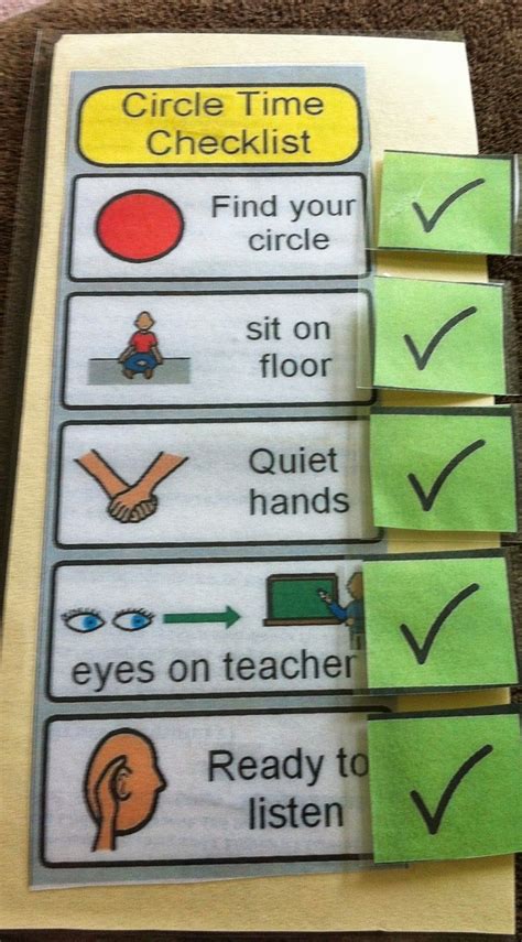 Circle Time Checklist | Preschool circle time, Preschool circle time activities, Circle time ...