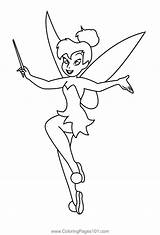 Happy Tinkerbell Coloring Page For Kids  Free Tinker Bell Printable sketch template