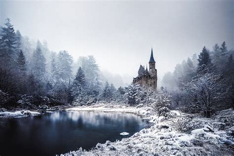 Castle Lake Winter - Free photo on Pixabay