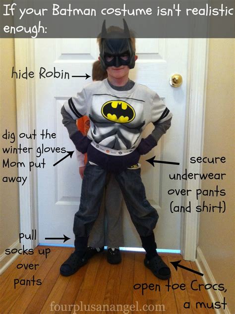 DIY Batman costume.....awww, love this. | Batman costume, Batman costume diy, Batman diy