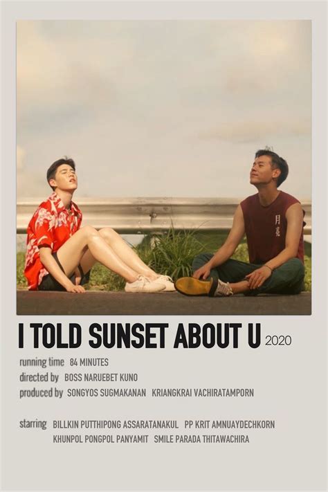 I told sunset about you polaroid movie poster Korean Drama List, Korean Drama Songs, Series ...