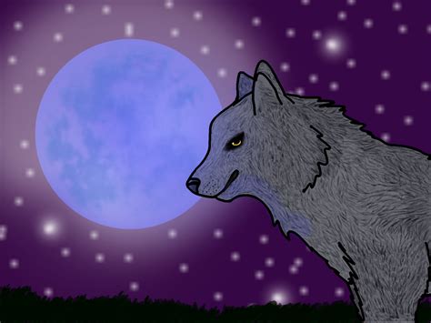 Blue Moon Wolf by RainDreamSezMeow on DeviantArt