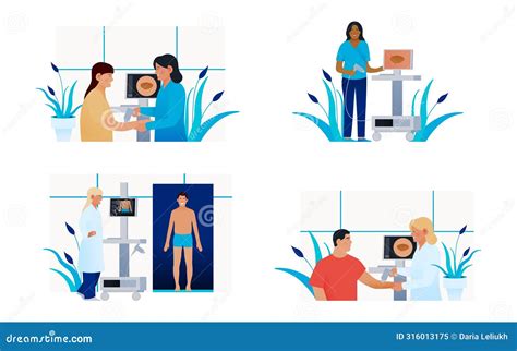 Dermatoscopy. Skin Cancer Screening. Medical Equipment. Medical Specialist Screening Female ...