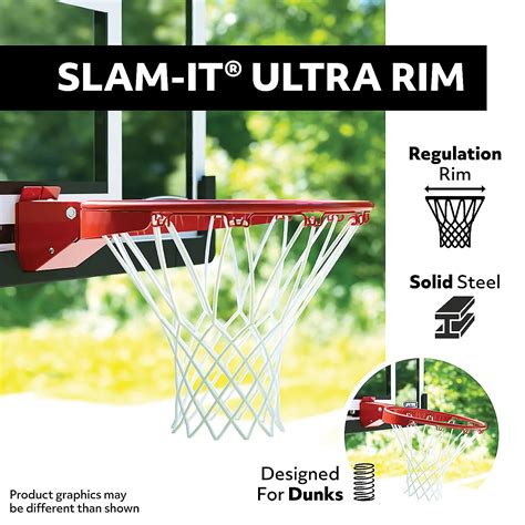 Lifetime 60 in Inground Tempered-Glass Basketball Hoop | Academy