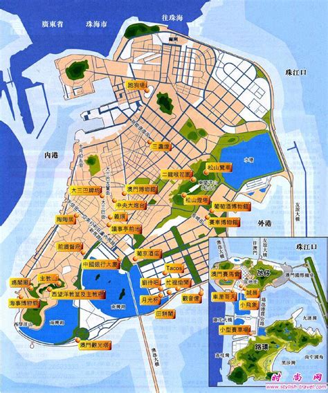 Macau Map, Map of Macau, Macau city map