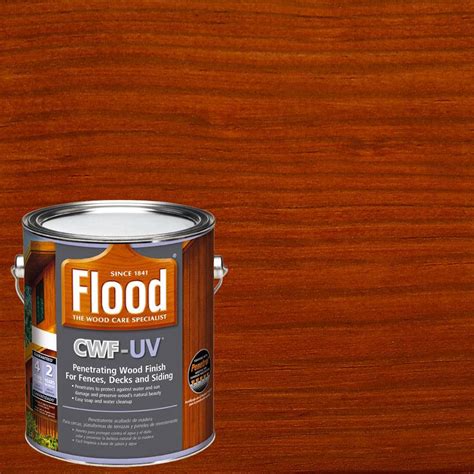 Reviews for Flood 1 gal. Redwood Transparent CWF-UV Penetrating Exterior Wood Stain | Pg 5 - The ...