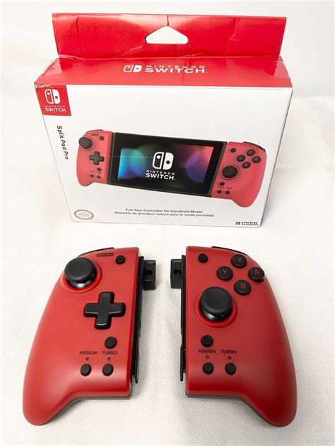 Nintendo Switch Split Pad Pro by HORI - Red 810050910125 | eBay