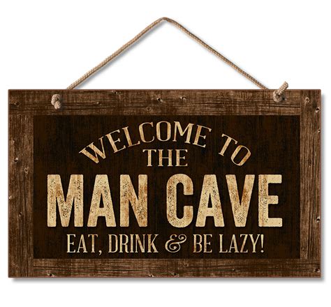 Winston Porter Man Cave Decorative Wood Hanging Wall Décor & Reviews ...