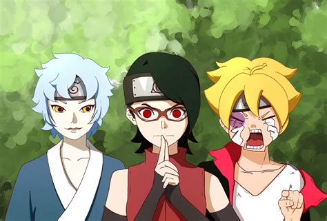 Foto Boruto Sarada Mitsuki Dan Kawasaki Wallpaper 4k - IMAGESEE