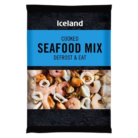 Iceland Cooked Seafood Mix 350g | Prawns & Seafood | Iceland Foods