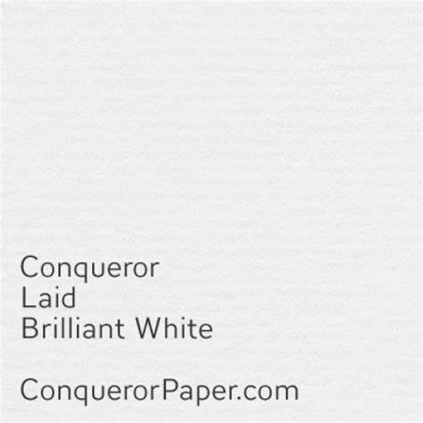 Conqueror laid paper brilliant white 120gsm A4