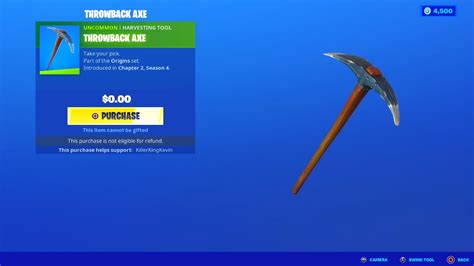 (ALL PLAYERS) How to Get OG THROWBACK AXE in Fortnite for FREE ...