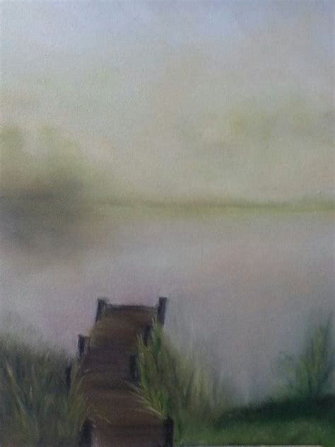 foggy daybreak | Foggy, Painting, Art