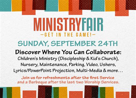 We are The Cityline Church – Ministry Fair