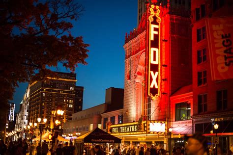 The Fabulous Fox Theatre during the 2012 Dancing in the Street Festival ...