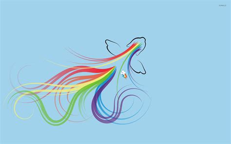 Rainbow Dash - My Little Pony wallpaper - Minimalistic wallpapers - #29764