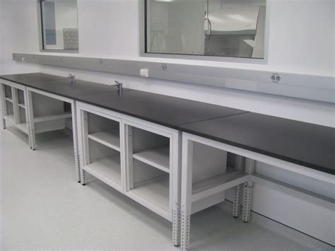 RDM - Laboratory Table with Suspended Cabinets A-109P-LAB-CAB (Flat Top Lab Table)