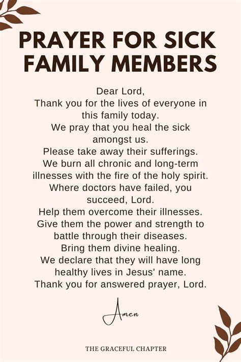 23 Powerful Prayers For Your Family - The Graceful Chapter