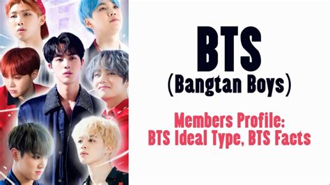 BTS Members Profile: BTS Facts, BTS Ideal Type - YouTube