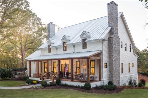 Beautiful Modern Southern Farmhouse by Steve Powell Homes - Farmhouse - Exterior - Atlanta - by ...