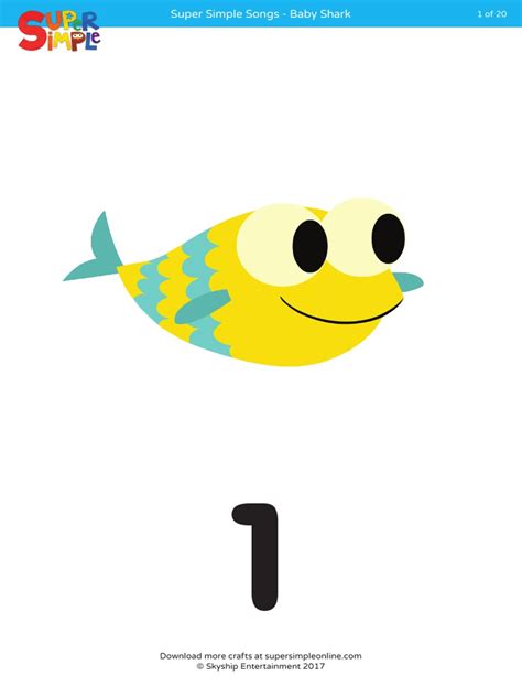 Baby Shark Counting Flashcards | PDF