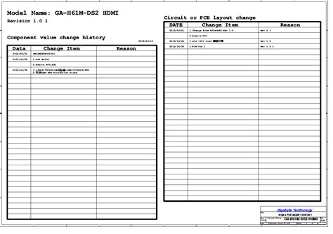 GIGABYTE GA-H61M-DS2 HDMI REV. 1.01 SCH Service Manual download ...