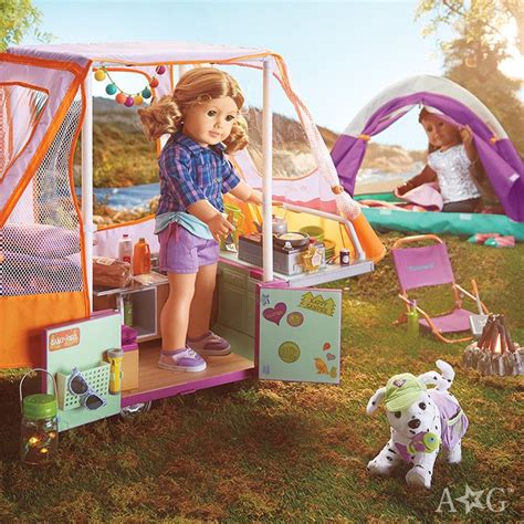 Adventure Pop-Up Camper | American girl doll, American girl doll sets, American girl accessories