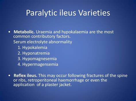 Paralytic ileus