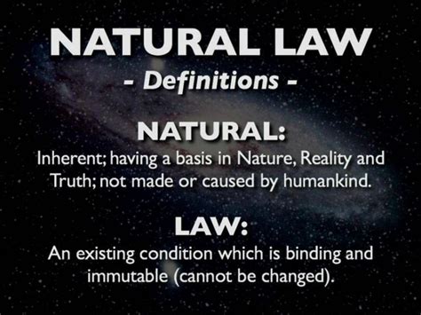 Natural Law