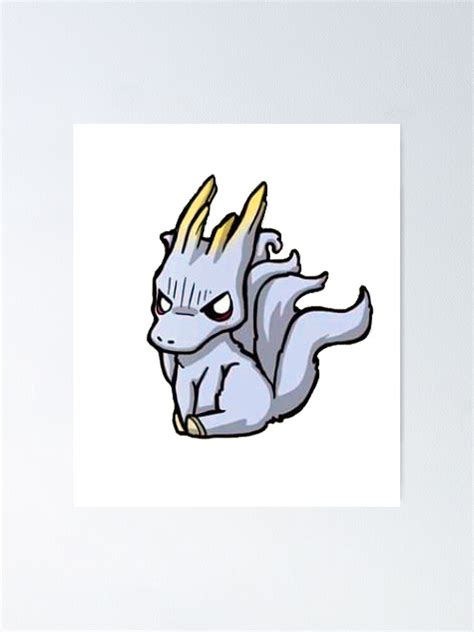 "cute kokuo five tails" Poster by ozd-artdesign | Redbubble