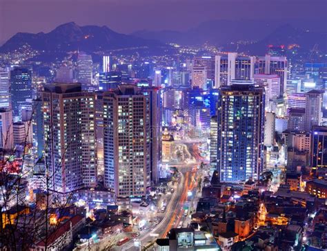 Seoul Gangnam District stock photo. Image of asian, modern - 29594376