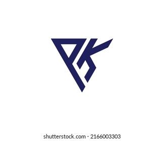 Pk Logo Design Vector Template Stock Vector (Royalty Free) 2166003303 | Shutterstock