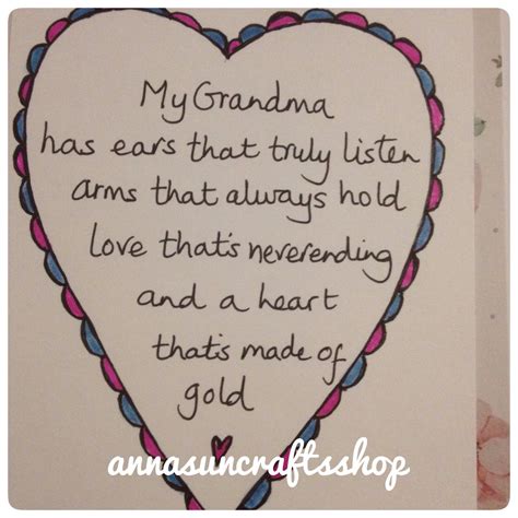 Mother's Day Poem card for Grandma. Mother's Day card | Etsy