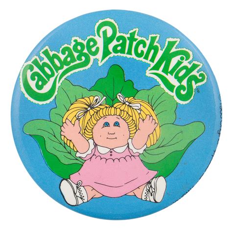 Cabage Patch Kids Blue | Busy Beaver Button Museum