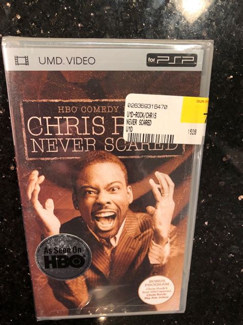 Chris Rock Never Scared UMD Movie Sony Playstation PSP New Sealed ...