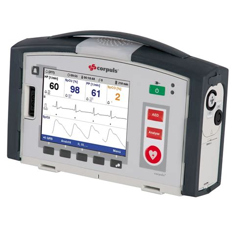 Semi-automatic external defibrillator - corpuls¹ - Corpuls - with multi-parameter monitor