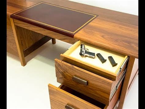 QLine Tactical Desk with secret hidden compartments - YouTube