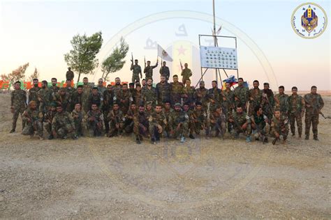 Military training of the Syriac Military Council, MFS fighters in ...