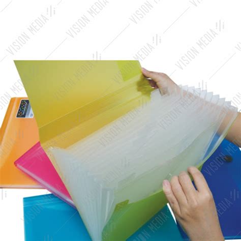 EXPANDING FILE (13 POCKETS, A4 SIZE) (4313) – Vision Media