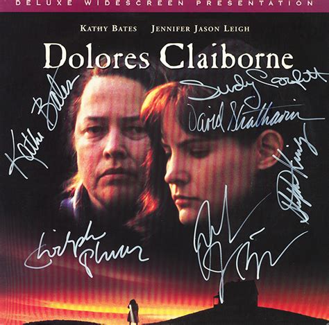 Dolores Claiborne Cast Signed Movie Laserdisc Album - Artist signed ...