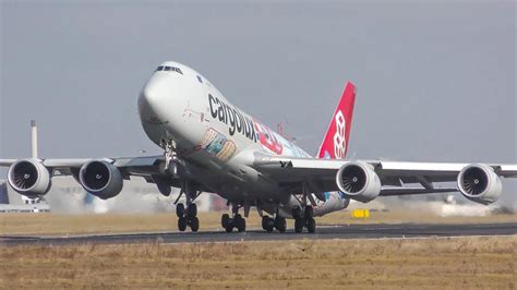 BOEING 747 ONLY - LANDING, DEPARTURE - The QUEEN of the SKIES (4K)