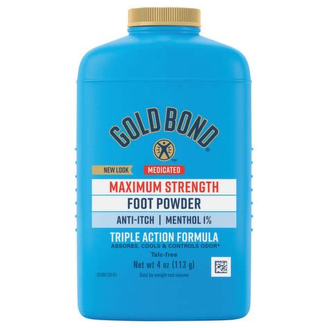 Gold Bond Foot Powder, Maximum Strength, Medicated