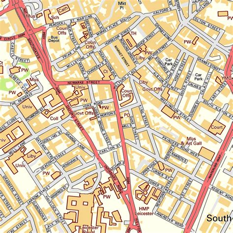 Leicester Street Map by Paul Johnson - Offline Maps | Avenza Maps